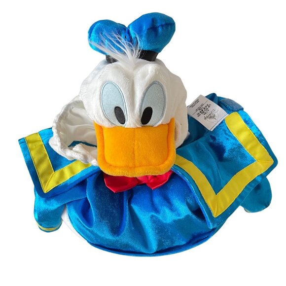 Disney Parks Donald Duck Halloween Costume 2 Pc Plush Squeaks Baby Size 6-12 Mos